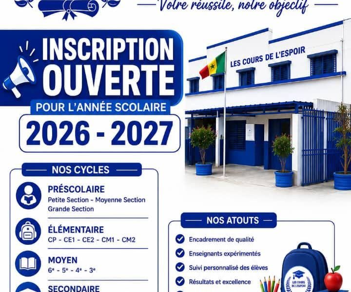 Inscriptions et réinscriptions 2026-2027 : c&rsquo;est ouvert